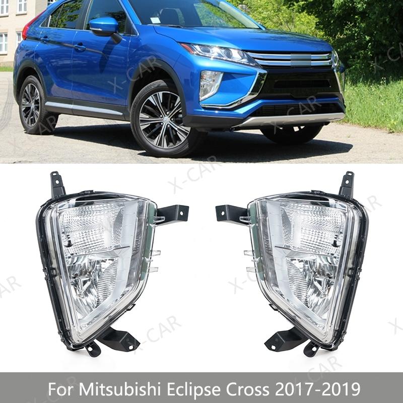 Front Bumper Fog Light Trun Singal Lamp Without Bulb For Mitsubishi Eclipse Cross 2017 2018 Foglamp