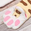 1PC Long Cotton Baking Insulation Gloves 3D Cartoon Animal Cat Paws Oven Mitts Microwave Heat Resistant Non-Slip Kitchen Gloves