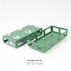 Flower Rectangular Basket Mud Plastic With Suction Cup For Wedding And Floral Arrangements Includes Tray