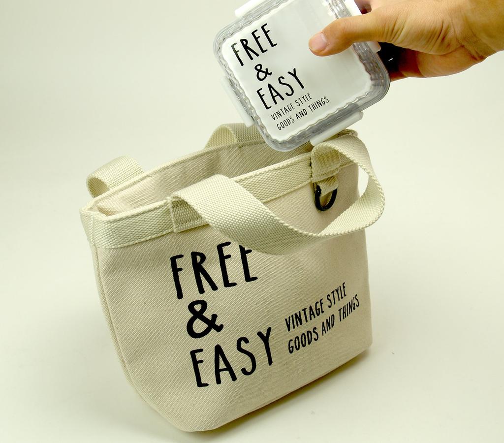 Masakazu Lunch Tote Black FREE&EASY Bag,