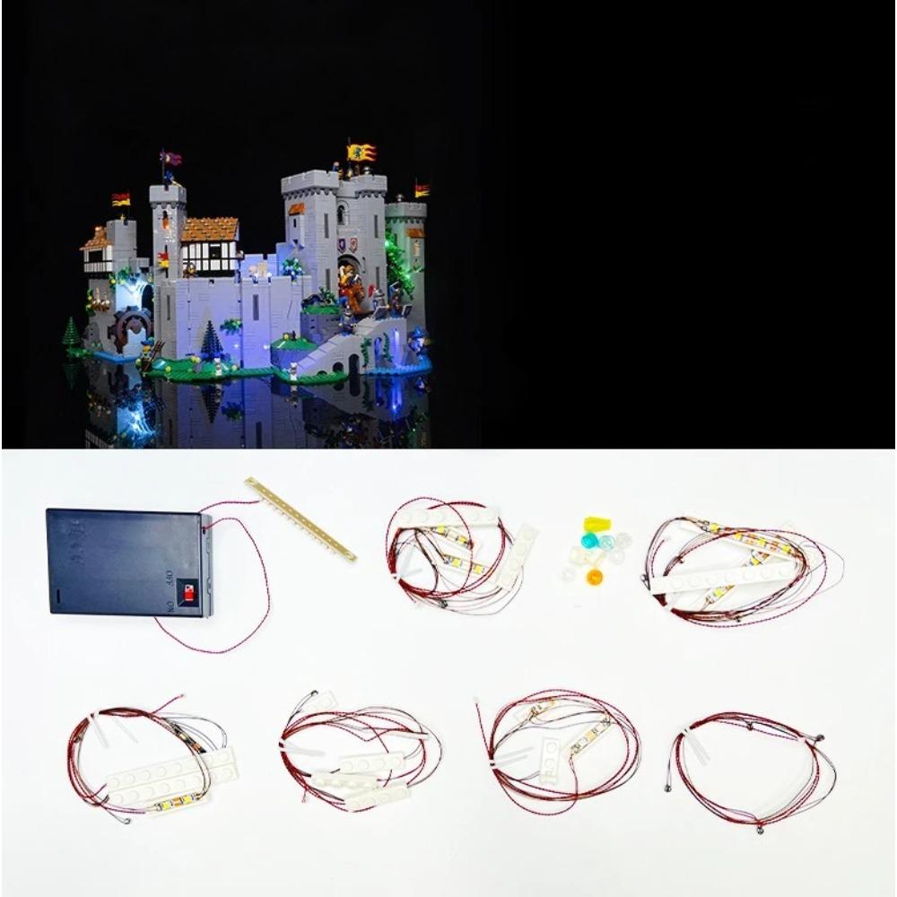

Not Included Building Blocks LED Light Kit for Lion Knights Castle 10305 DIY Toys Gift City Bricks DIY Lamp Toys Set