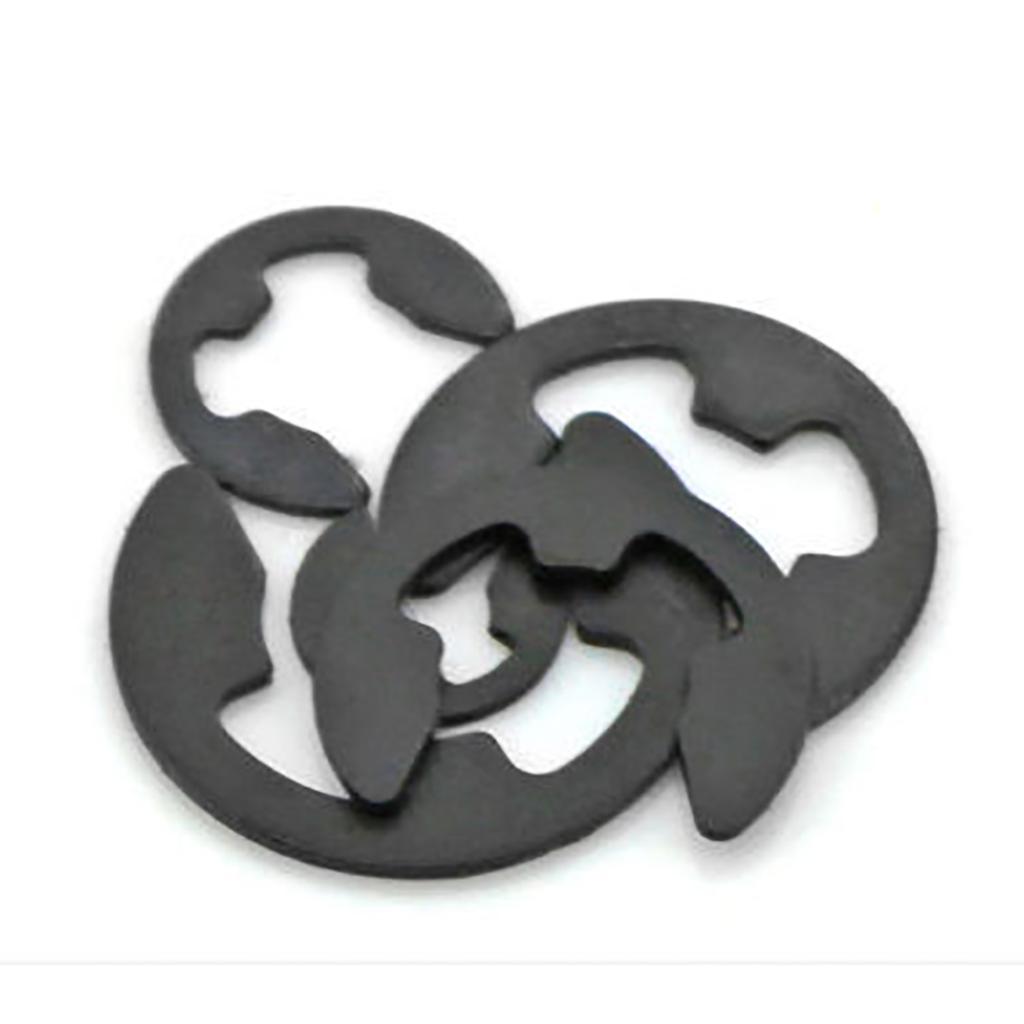120pcs New Black E-Clip & Retaining Ring Assortment Kit 1.5mm To 10mm Circlip