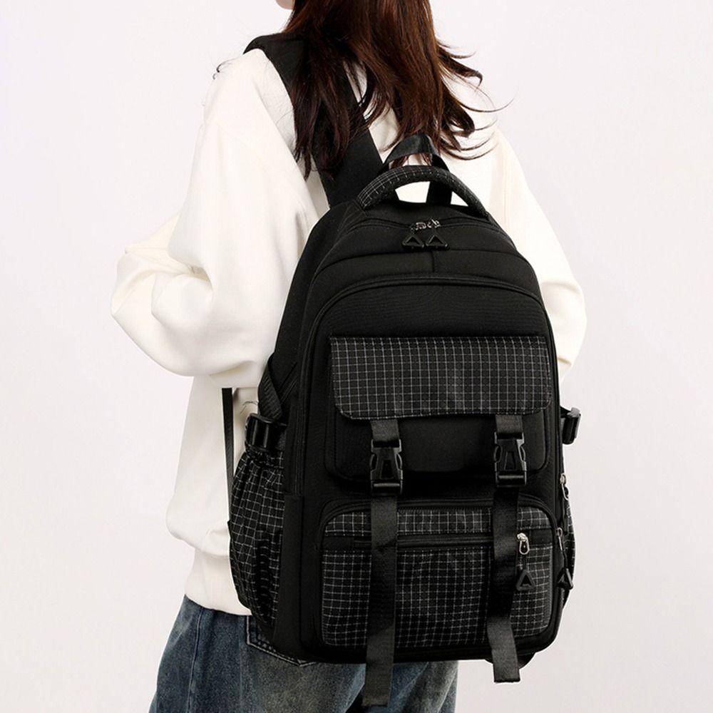 Multi-Compartment Student Backpack Waterproof Travel Laptop Rucksack School Bag  Outdoor Activities