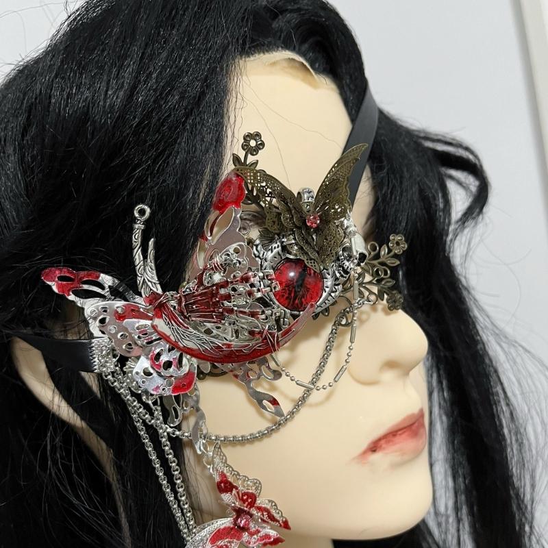 Stylish Butterfly Feather Mask With Alloy Frame Offering Comfortable For Costume Parties Themed Night
