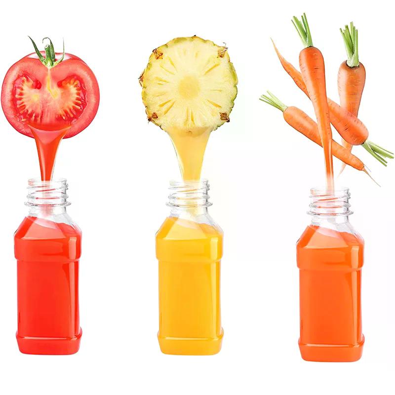 10/20pcs 100ml Refillable Empty Plastic Portable Clear Bottles Leakproof Juice Water Drink Containers Beverage