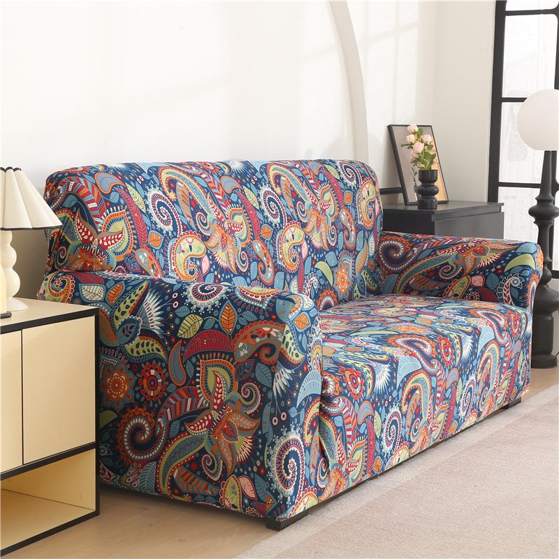 Stretch Sofa Covers for Living Room Anti Slip Soft Couch Cover, Washable Furniture Protector Elastic Bottom for Kids, Pets 1pc