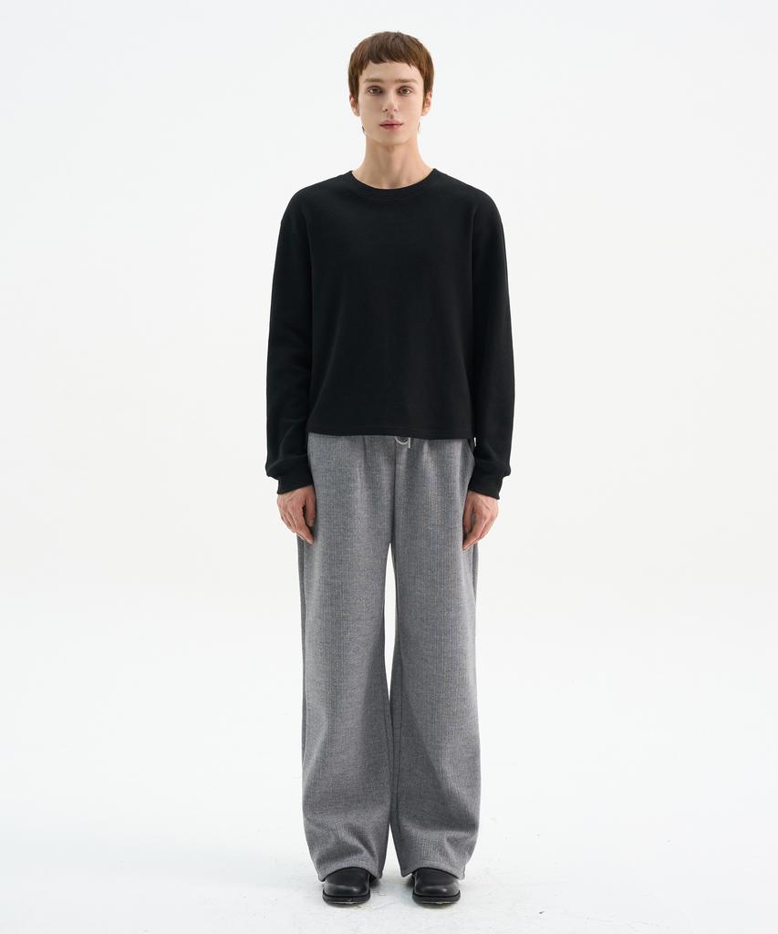 TRIP LE SENS Studded Combination Elastic Pants_Gray