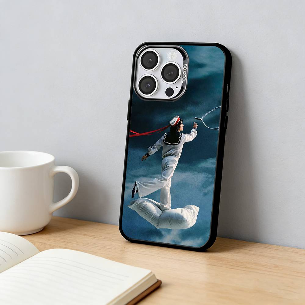 

C-Conan Gray Wishbone Phone Case For iPhone 17,16,15,14,13,12,11 Plus,Pro Max,XS,Colored Silver Plated Inside Cover iPhone13PROMAX