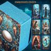 XSYLOHXL Ocean Tarot Cards with Beginner's Guidebook, Unique Pretty Gold Foil Tarot Oracle Deck Set with Beautiful Box, 400GSM, 78 Cards, Standard Siz