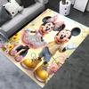 1pc Office Carpet, Under Chair Rug, Gift for Home Decor, Mickey Mouse and Minnie Mouse Floral Design