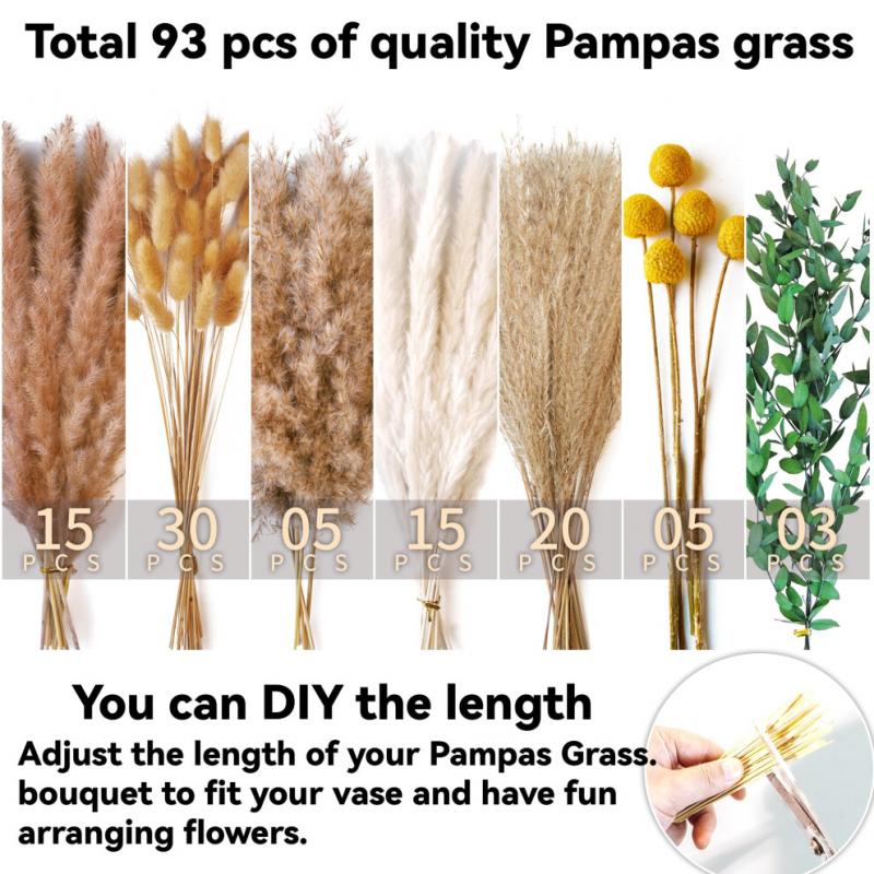 Bohemian dried flower bouquet, wall decoration, rustic style floral arrangement, creating ambiance for office and bedroom decor