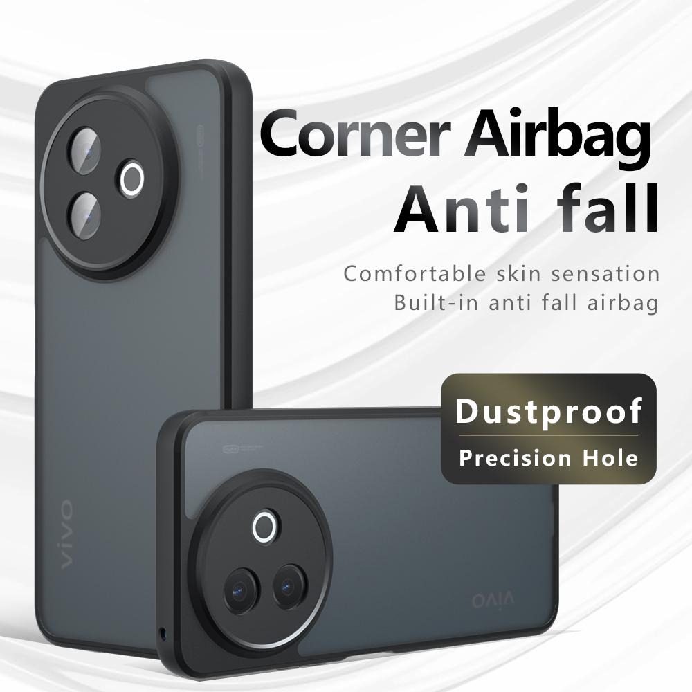 Cover for VIVO Y39 5G Case Ultra Thin Matte Translucent & Clear Full Protection Funda for VIVO Y39 5G Capa