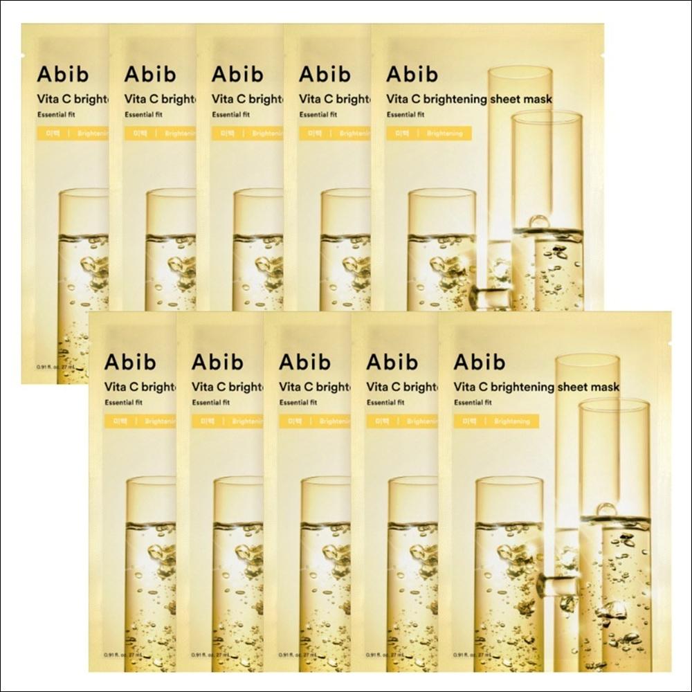 Abib Mild Acidic pH Sheet Mask Vita C Essential Fit – 10 Sheets 10 sheets