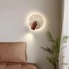 Japanese retro bedside LED wall light natural yellow cave stone wall light with cable switch home bedroom atmosphere lighting