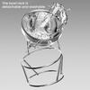 Elevated Tilted Cat Bowl with 304 Stainless Steel Anti Vomiting Raised Cat Feeding Bowl Smooth Mouth Design Pet Food Tool