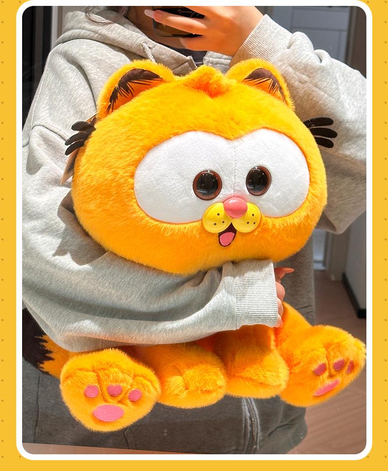 Authentic Little Garfield Cat Plush Toy - Kitten Pillow & Pendant Birthday Gift