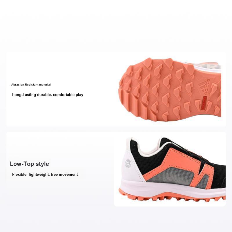 Adidas Terrex Agravic Прочные Низкие Детские Беговые Кроссовки Детские Беговые Кроссовки Черно-Оранжевые HQ3500 29