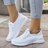 Shoes women's 2025 foreign trade new fly-woven women's shoes lightweight casual running shoes breathable soft-soled cloth shoes