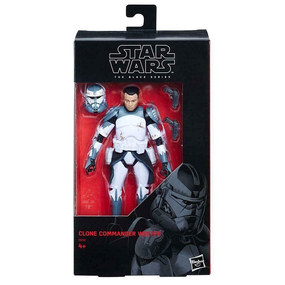 Star Wars The Clone Wars Black Series Clone Commander Wolffe Action Figure [6 Inch]