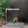 Automatic Bird Bathtub with Running Water USB Electric Bird Shower Box for Lovebird Ferret Cockatiel Bird Supplies