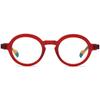 New Frosted Personalized Round Eyeglass Frame for Small Faces - Unisex Myopia Glasses