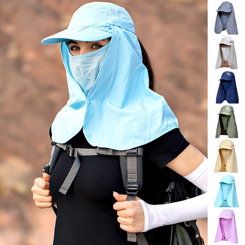 

Летняя шляпа-ведро с широкими полями, быстросохнущая бейсболка с широкими полями и большой шалью