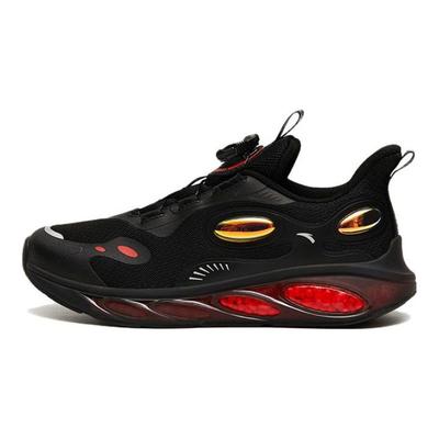 Kids Comfortable Versatile Non-Slip Wear-Resistant Low-Top Running Shoes Kids Sneaker Black Red 312315566-2
