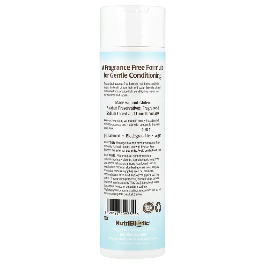 Everyday Pure Conditioner, All Hair Types, Fragrance Free, 296 Ml (10 Fl Oz)