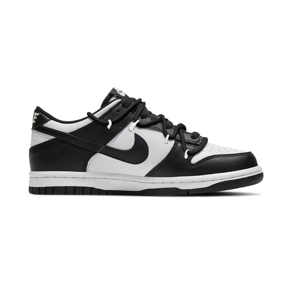 Nike Dunk Ink Shadow Panda Footprint Waterproof And Wear resistant Low top Skateboard Shoes Unisex DD1391-100(Team1168- )