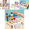 Wooden Shape Matching Building Blocks With Sensory Play For Toddlers