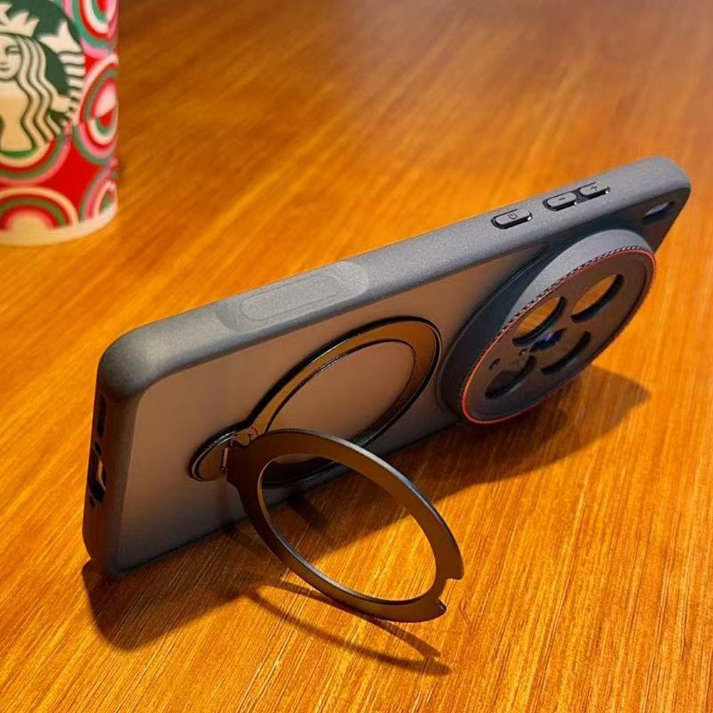 Manyetik Tutucu Stand Kılıfı Vivo X200 Ultra X200s X200 Pro Mini İçin 360° Dönebilir Düşme Önleyici Kamera Korumalı Darbeye Dayanıklı Kılıf