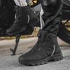 New Arrival Plus Size Mid-Top Motorcycle Racing Shoes: Waterproof, Anti-Fall, Wear-Resistant, Four Seasons Cycling Shoes