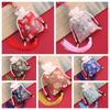 Mini Coin Purse Flower Tassel Drawstring Bag Beaded Chinese Style Sachet Bag  Outdoor