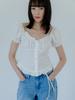 EIGHT DAYS A WEEK Off-Shoulder Frill Blouse Iad517