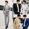Giacca Blazer Slim Fit a Un Bottone Cappotto Formale da Lavoro In 7 Colori**
