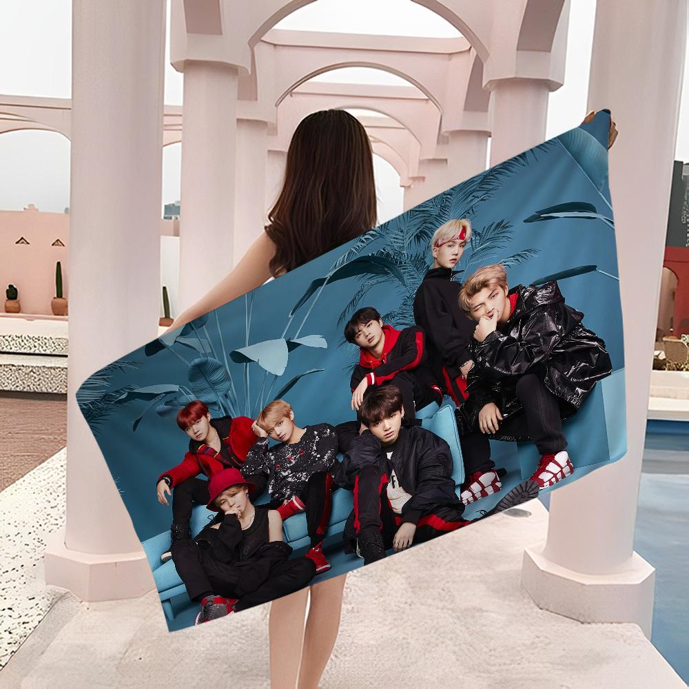 Dynamite Kpop Boys Big Microfiber Beach Towels Quick Dry Towel Sand Beach Towels Pool Towel For Travel Swim Pool Yoga