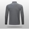 Men's Quick-Dry Half-Zip Stretch T-Shirt: Spring Long-Sleeve for Casual Sports, Mountaineering, Running, and Fitness