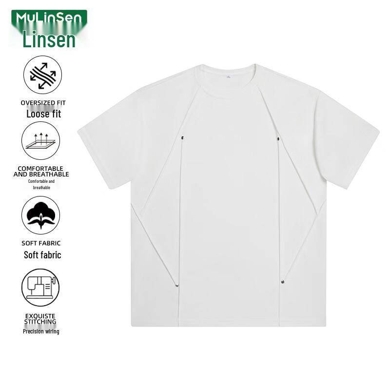 MULINSEN Men s Casual Short Sleeve T-Shirt L