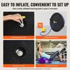 23" Half Exercise Ball Trainer Yoga Balance Stability Ball Resistance Band