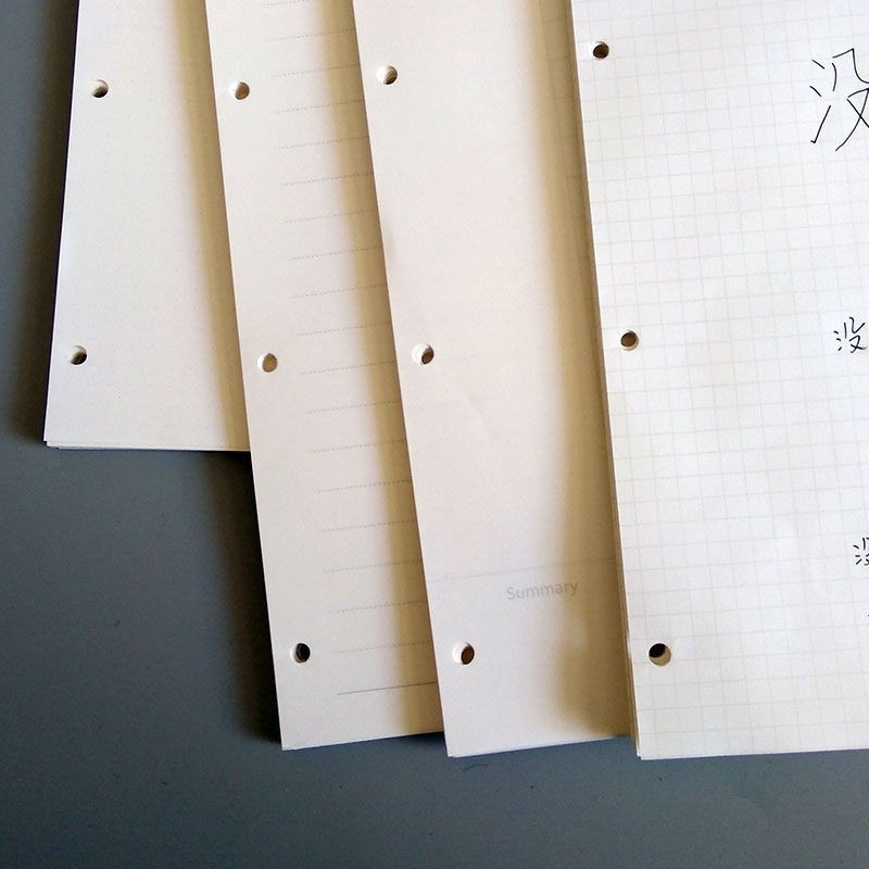 5mm A4 Blank Beige Cornell Grid Paper