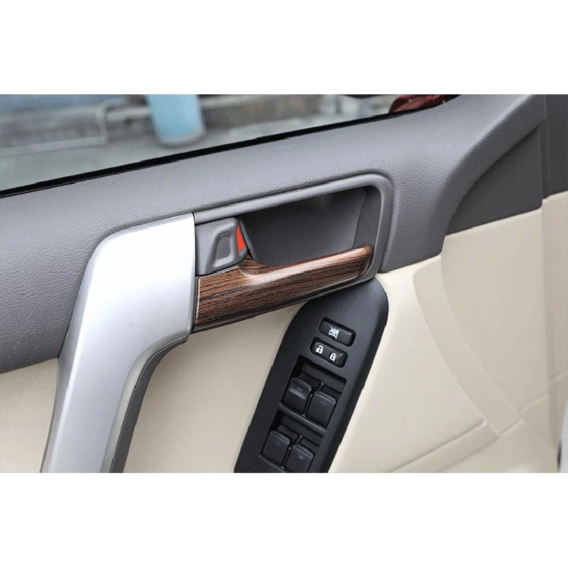 4pcs Car Interior Door Handle Cover Trim For Toyota Land Cruiser Prado FJ150 2010-2018 Car Accessories