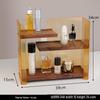 Organizzatore di Lusso in Acrilico per Cosmetici per Lavandino del Bagno o Scrivania