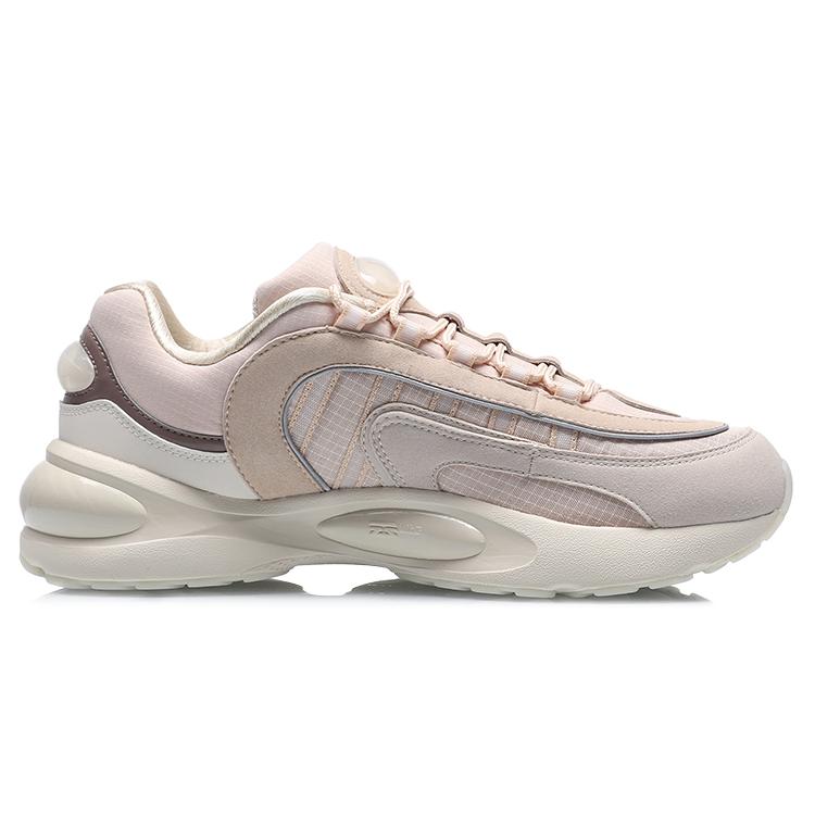 Li Ning V8 Running Shoes Men's Low Top Pink/Yellow ARHQ145-3