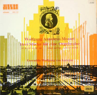LP Record MOZART . ENSEMBLE WOLFGANG VON KARA - Drei Stücke Für Eine Orgelwalze KV  AMS2566 SCHWANN MUSICA  Germany Classical Used
