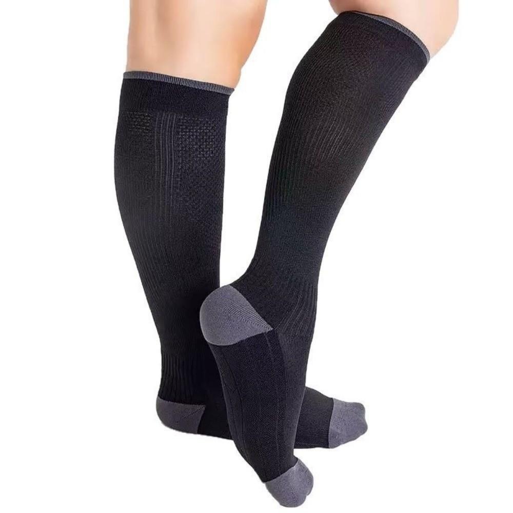 Long Tube Compression Socks Elastic Football Socks Skip Rope Circulation Support Socks  For Women