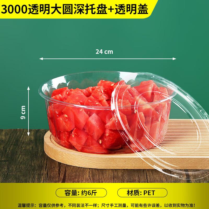 Disposable Plastic Food Container with Lid