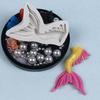 Easy Releasing Mermaids Tail Baking Mold Silicone Baking Supplies Fondant Mooulds Suitable for Cake Decorating Projects