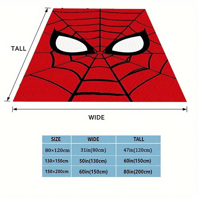 1pc Spider-Man Printing Blanket - Soft, All-Season Throw for Living Room, Bedroom,Personalized Gift with Adorable Cartoon Design