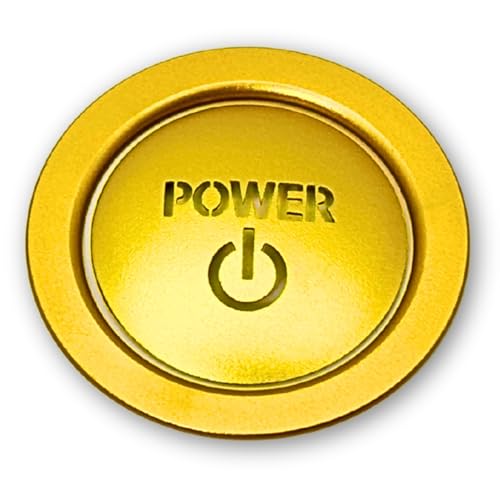 

Крышка кнопки запуска двигателя MARUHADO, совместимая с Toyota, алюминий, кольцо для запуска автомобиля, кнопка, кольцо, желтый