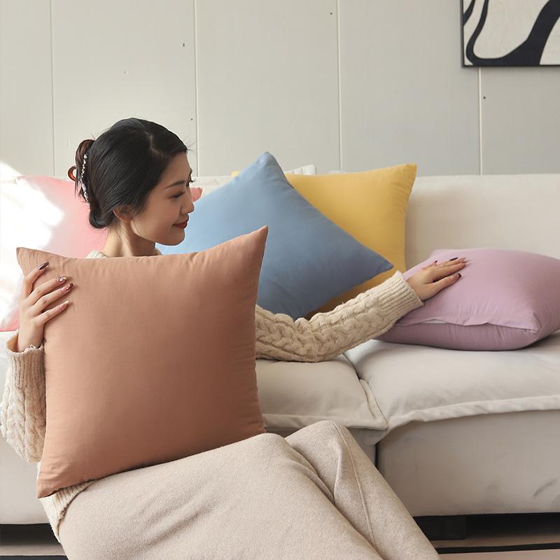 Reine Baumwolle Große Kissenbezüge für Dekorative Sofa Heimkissen Hülle Auto Stuhl Kissen Wohnzimmer Sofa Wurfkissenbezüge